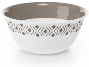 STEFANPLAST Plastová miska Tosca pr. 23 cm biela/svetlo šedá