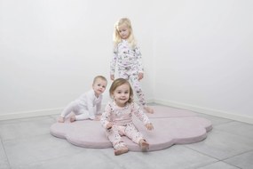 Detská variabilná podložka na hranie flower ružová 160 cm