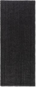 Hanse Home, Behúň Bouclé Jute 105976 Black, 80x200, čierna, chodba / predsieň