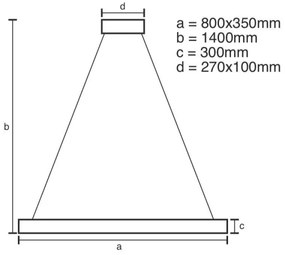 LED Stmievateľný krištáľový luster na lanku LED/90W/230V + diaľkové ovládanie