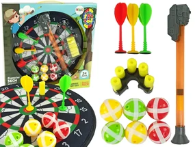 LEAN TOYS Terč na suchý zips Dart 36 cm