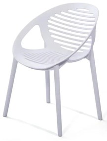 Biela záhradná stolička Bonami Essentials Joanna