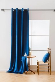 Kráľovsky modrý zatemňovací záves VELVET 140x250 cm Zavesenie: Riasiaca páska
