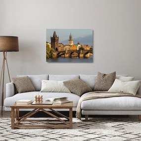 Sklenený obraz - Karlov most (70x50 cm)