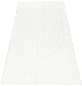 Koberec CURVY Curves 11 biely