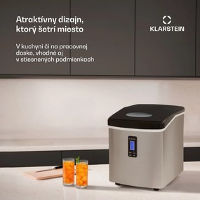 Klarstein Mr. Black-Frost, výrobník ľadu, 150 W, stroj na výrobu ľadu
