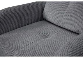 Čalúnené kreslo CLOUDY sivé