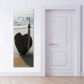 Gario Vešiak na stenu Srdce na pláži Rozmery: 25 x 70 cm