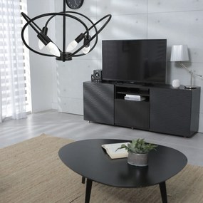 Toolight Toolight, stropné svietidlo 4xE27 APP1093-4C, čierna, OSW-04409