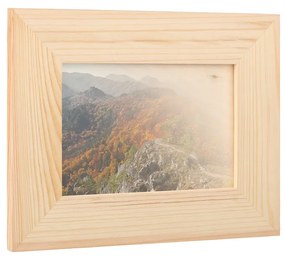 ČistéDrevo Drevený fotorámik na stenu 22 x 17 cm