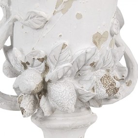 Béžový antik kvetináč/ váza Brocante - Ø 19*28 cm