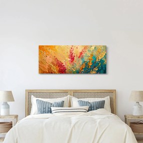 Obraz - Maľba poľa (120x50 cm)