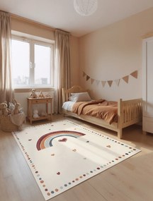 Hanse Home, Detský koberec Adventures 106420 Cream Multicolor, 120x170, viacfarebná, detská izba