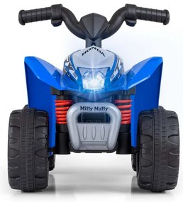 Elektrická štvorkolka HONDA ATV modrá