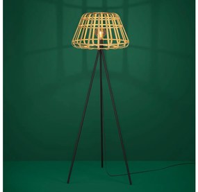 Eglo 390155 - Stojacia lampa MONTEZUELO 1xE27/40W/230V bambus