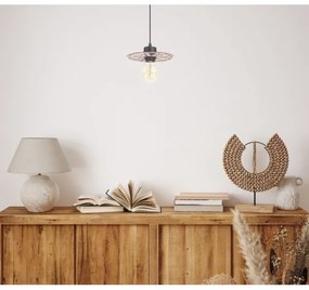 Luster na lanku FALCO 1xE27/60W/230V pr. 20 cm béžová