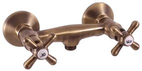 Sprchová batéria RAV Slezák MORAVA 150 mm stará mosadz MK180.5SM