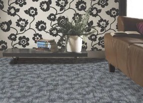 Koberce Breno Metrážny koberec DOBRO 97, šíře role 400 cm, sivá, viacfarebná