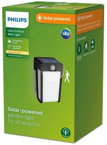 Vonkajšie nástenné svietidlo LED Solar Movement Sensor 2700K IP44 PHILIPS