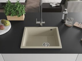 Mexen Pedro - drez granitový 56,0x46,0cm, 1-komorový, béžová, 6508561000-69