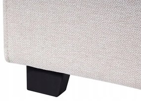 Beliani Vodná posteľ VAUCLUSE 160 x 200 cm Krémová biela manželská