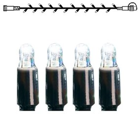 Bestent Svetelná reťaz 5m 50 LED Studená biela