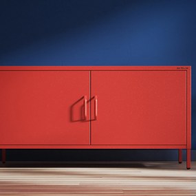 TV stolík na nožičkách ROSA, 1150 x 595 x 400 mm, Modern: červená farba