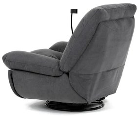 Autronic BONTEC Polohovacie kreslo, elektrické zabudované ovládanie, šedá, látka, TV-7089 GREY2 Farba: Šedá