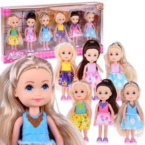 Jokomisiada Rozkošné mini bábiky na hranie. Bábika 12 cm, 6 ks. ZA4755