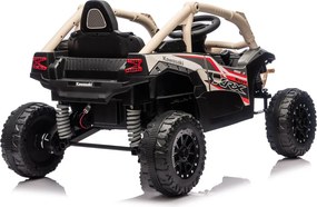 LEAN CARS Elektrické autíčko na batérie Kawasaki JS330 24V5Ah čierno-béžové
