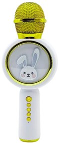 WELLHOX Karaoke reproduktorový bluetooth mikrofón - zajačik