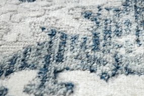 Koberec DISTIN 0822A Rozeta / vintage, granátový / modrý / biely