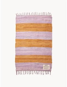 Ručne tkaný bavlnený koberec so strapcami Chindi