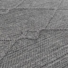 Ayyildiz koberce Kusový koberec Patara 4955 Grey – na von aj na doma - 80x250 cm