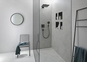 Hansgrohe Raindance E, hlavová sprcha 300 1jet so sprchovým ramenom, matná čierna, HAN-26238670