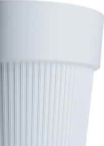 PLASTOVÝ KVETINÁČ SILVA LINE 14,5X13 CM BIELA