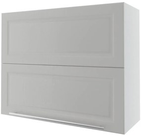 Kuchynská linka Emporium W8B/90 av light grey stone/biela