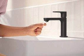 Hansgrohe Rebris S, umývadlová batéria 110 bez odtokovej súpravy, CoolStart, čierna matná, HAN-72520670