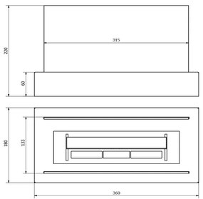 Biokrb na stôl DOMOV SIVÝ