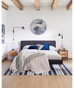 Čierne nástenné svietidlo ø 20 cm Aria – Kave Home