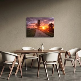 Sklenený obraz - Jamnik, Slovinsko (70x50 cm)