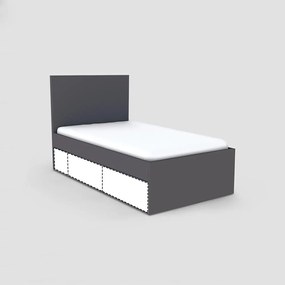 Jednolôžková posteľ REA ANASTACIA 120 Farba: Graphite