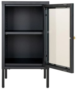 Čierna kovová vitrína 38x70 cm Dalby – House Nordic