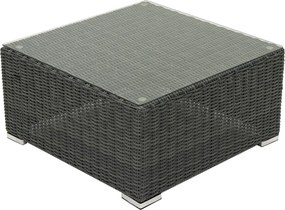 DEOKORK Ratanová variabilná zostava SEVILLA pre 5 osob (antracit)