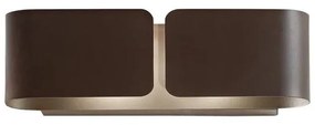 Ideal Lux - Nástenné svietidlo CLIP 2xE27/60W/230V hnedá