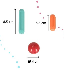 KIK Magnetické kocky pre malé deti 25 prvkov