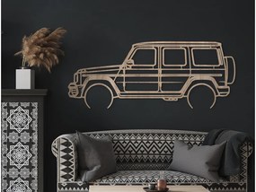 drevko Moderný obraz na stenu Mercedes G63 AMG Rozmer obrazu: 34,5 x 86 cm, Farba dekorácie: Čierna