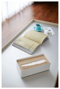 Biely zásobník na vreckovky YAMAZAKI Tsu