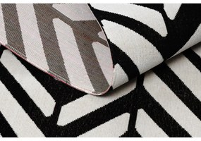 Kusový koberec Gerardo čierno krémový 80x250cm