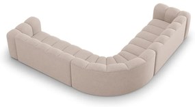 Béžová ženilková modulárna rohová pohovka Lupine – Micadoni